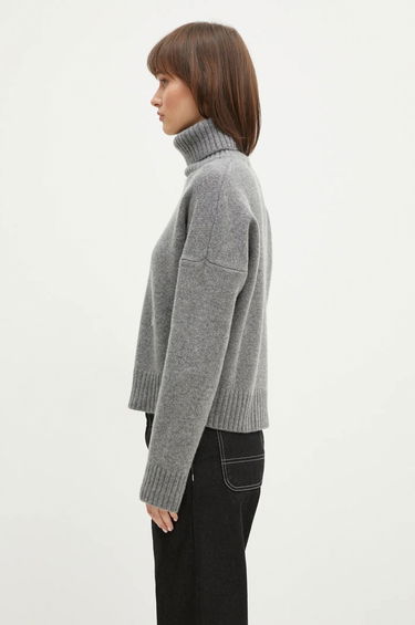 Sveter Sporty & Rich Sporty & Rich SRC Wool Turtleneck Sweater Šedá | WS064512302GY03, 1