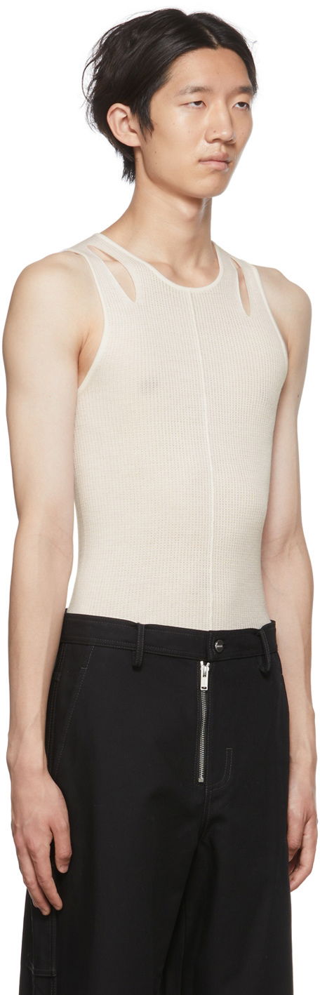 Tielko Dion Lee Cutout Tank Top Biela | C7089P22, 1