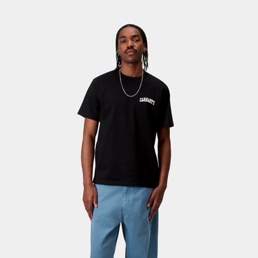 Tričko Carhartt WIP Short Sleeve University Script T-Shirt Čierna | I034852_9, 0