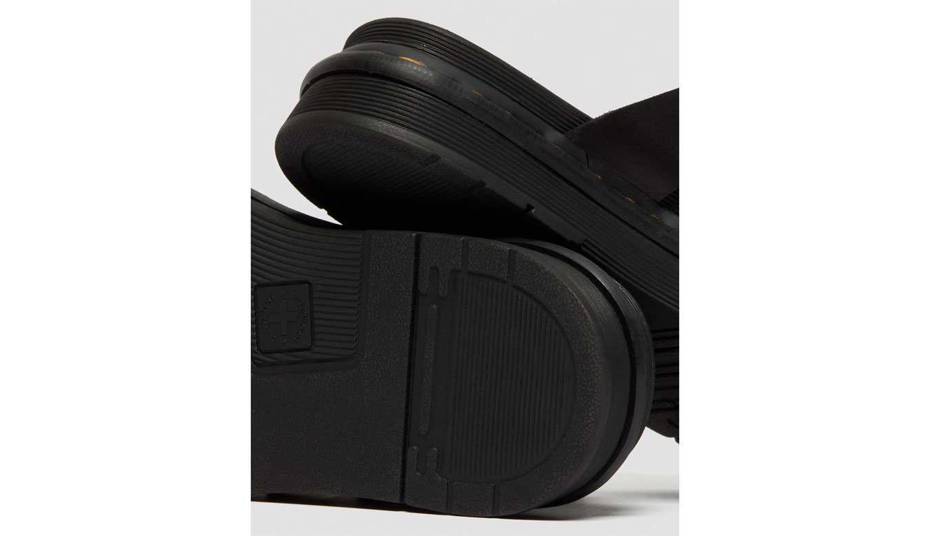 Tate Leather Slide Sandals