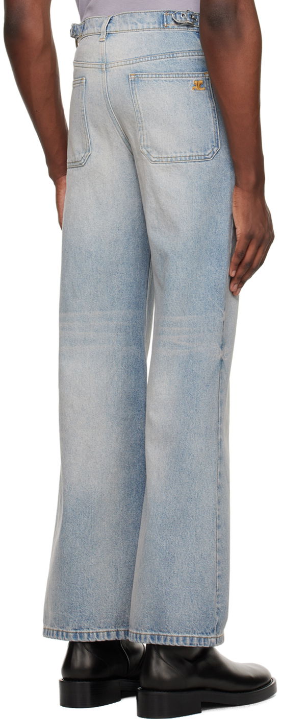 Courrèges Multiflex Wide Leg Jeans