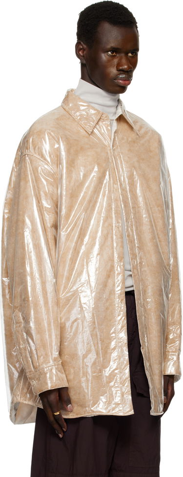 Košeľa Dries Van Noten Dries Van Noten Oversized Puffed Overshirt Béžová | 251-020713-1257, 1