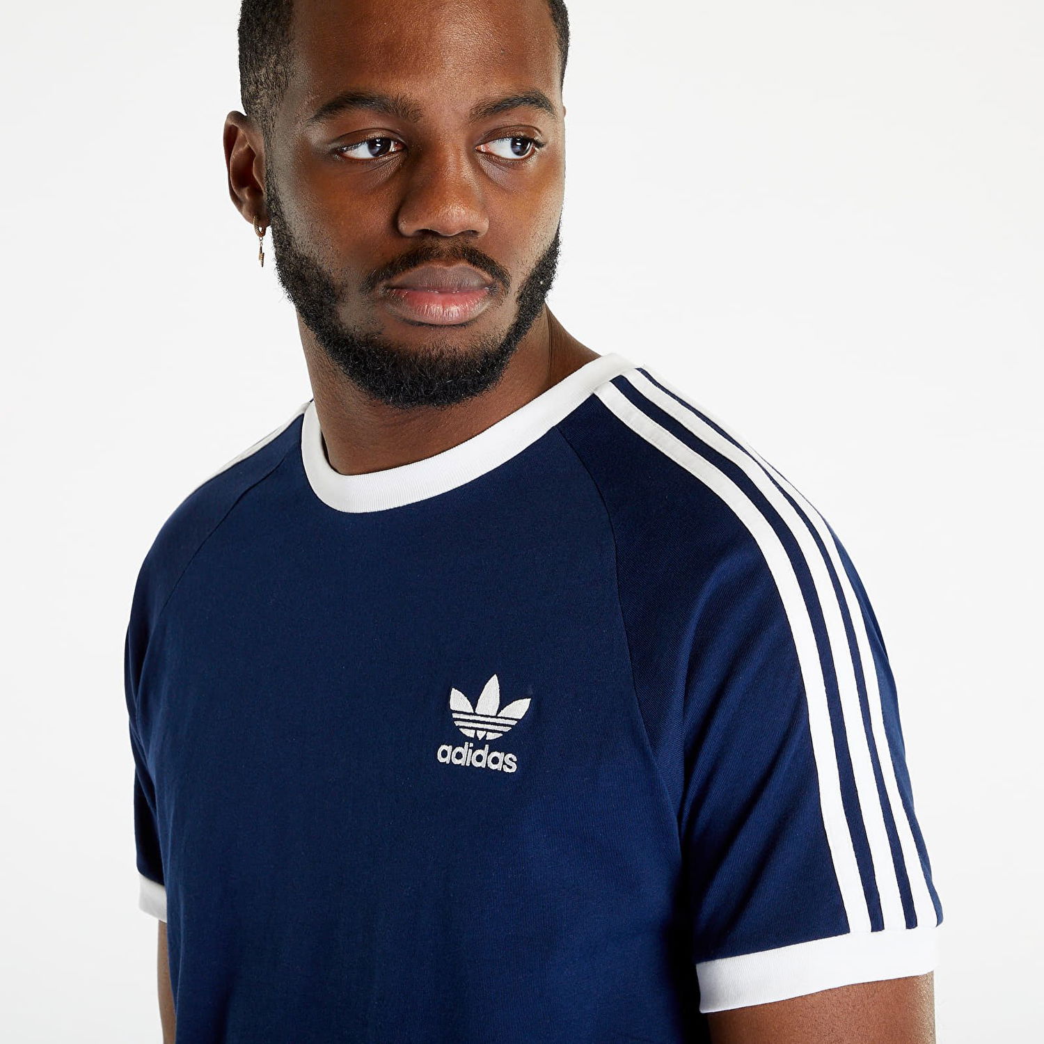 Oblečenie adidas Originals adidas 3-Stripes Short Sleeve Tee Night Indigo Navy | IA4850, 0