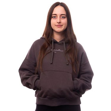 Mikina Karl Kani Small Signature Essential Os Hoodie Hnedá | KK6128486, 0