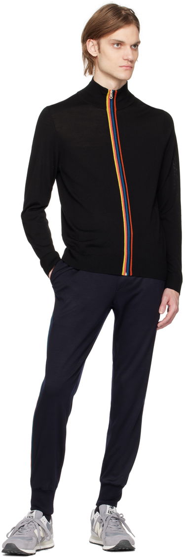 Sveter Paul Smith Paul Smith Artist Stripe Zip Cardigan Čierna | M1R-774T-K01945-79, 3