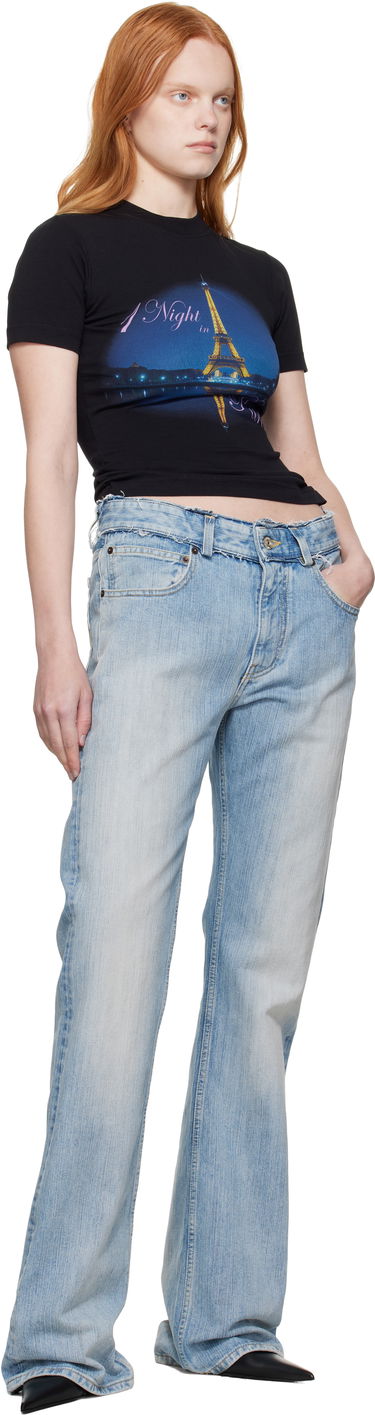 Tričko VETEMENTS Vetements Fitted 'Night In Paris' T-Shirt Čierna | WH76TR430B, 3