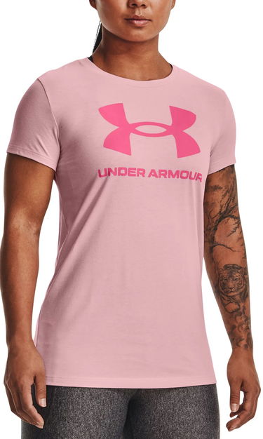 Tričko Under Armour T-shirt Sportstyle Ružová | 1356305-647, 0