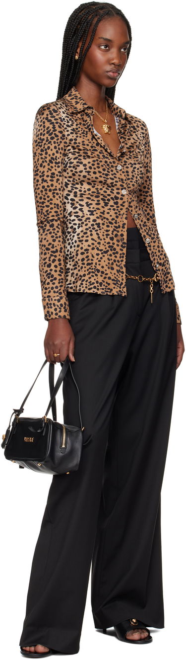 Kabelka Versace Versace Tag Bowling Shoulder Bag Čierna | 1015792_1A13171_1B00V, 3