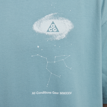Tričko Nike ACG OC Galaxy T-Shirt in Denim Turqoise, Size Large | END. Clothing Modrá | FZ5275-464, 3