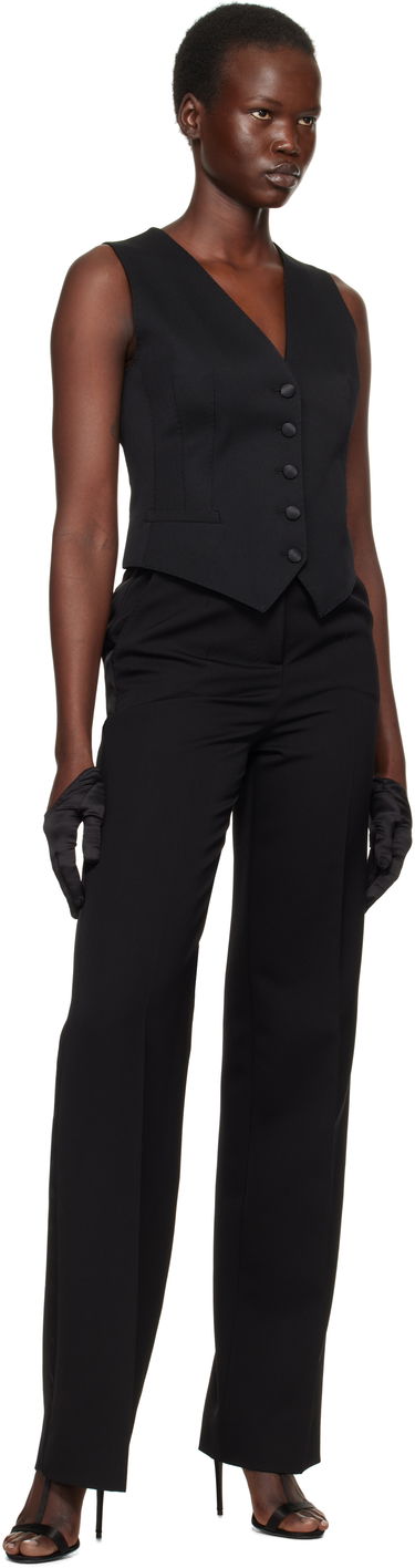 Vesta Dolce & Gabbana Gabardine Wool Vest Čierna | F791MT FU28J, 3