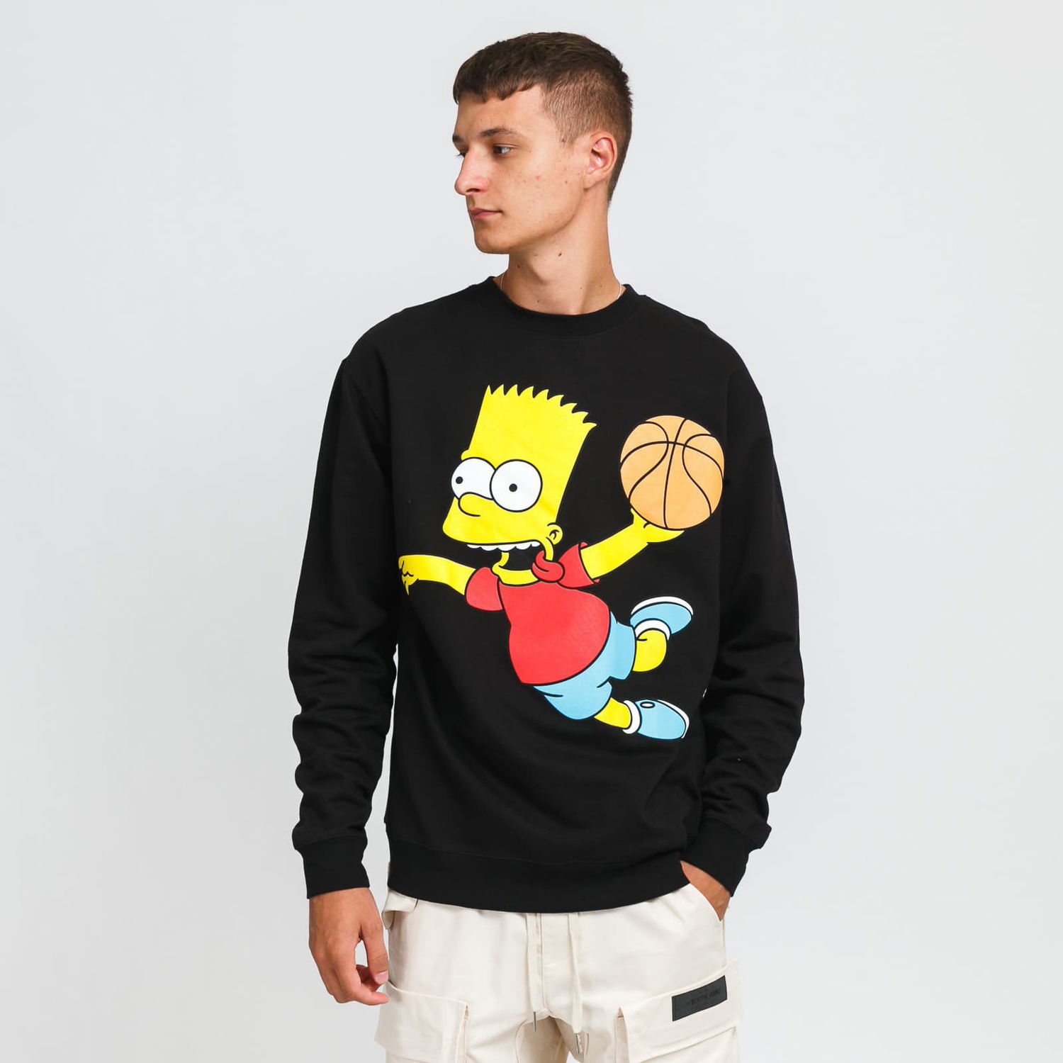 Mikina MARKET The Simpsons Air Bart Crewneck Čierna | CTM1960082 / 0001, 0