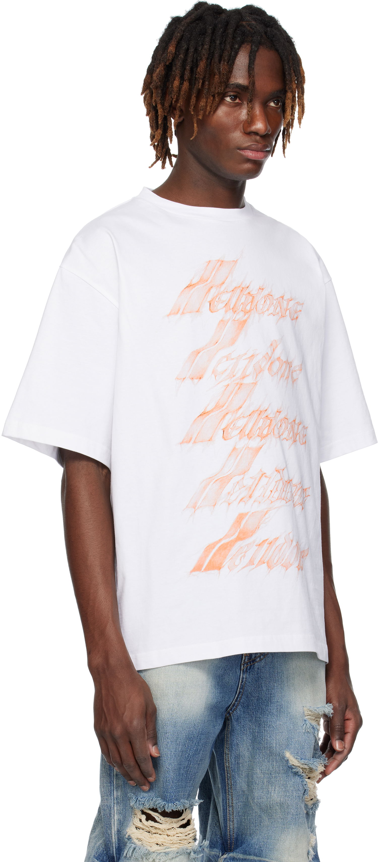 Tričko We11done We11done Spark Logo T-Shirt Biela | WD-TT0-25-751-U-WH, 1