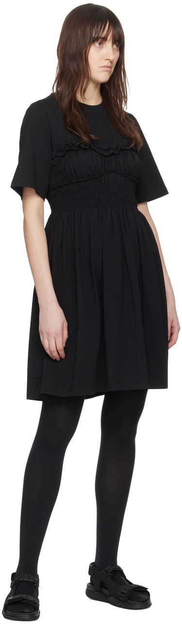 Šaty Cecilie Bahnsen Smocked Mini Dress Čierna | 1.24RTW10026 VALENCIA DRESS, 3