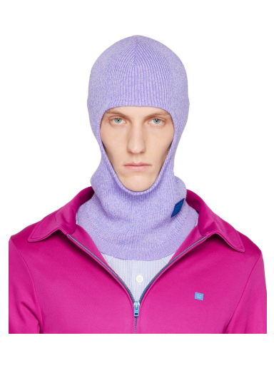 Kulicha Acne Studios Ribbed Balaclava Fialová | C40267-