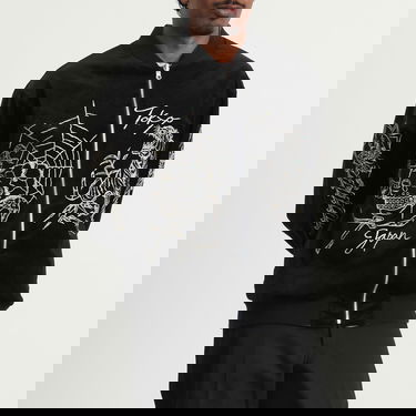 Bomber bunda Neighborhood Velvet Embroidered Tokyo Japan Skull Tiger Souvenir Jacket Čierna | 252AQNH-JKM03-BLK, 2