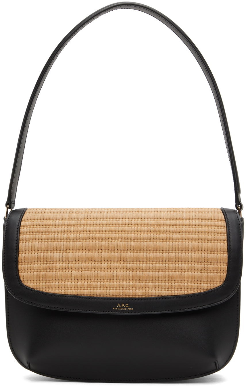 Taška cez rameno A.P.C. Sarah Shoulder Bag Čierna | RAAAG-F61526, 0