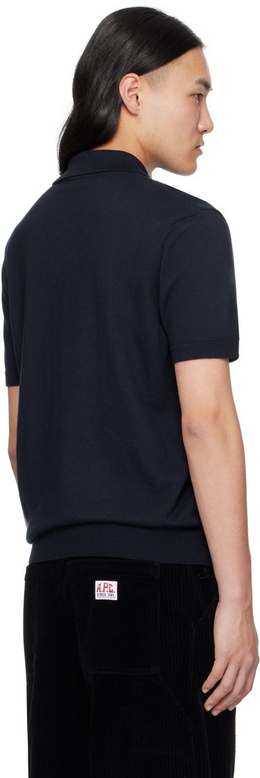 Polo tričko A.P.C. A.P.C. Grégoire Polo Shirt Navy | COHFS-H23303, 2