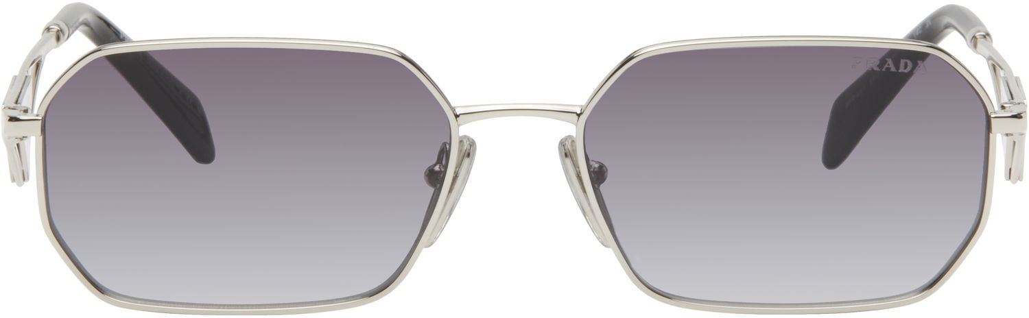 Slnečné okuliare Prada Triangle Logo Sunglasses Šedá | 0PR A51S 8056262346495, 0