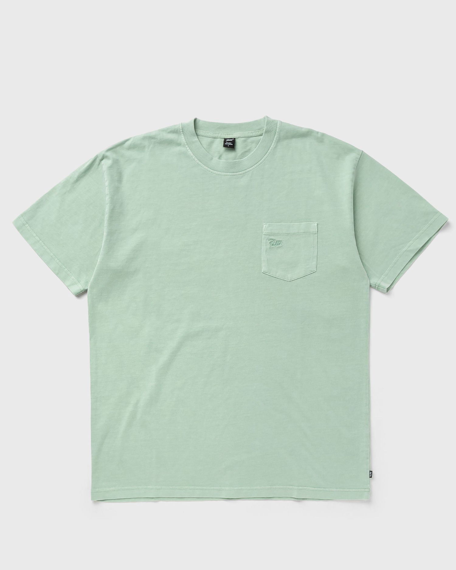 Tričko Patta Basic Washed Pocket T-Shirt Zelené | POC-BW24-1000-290-0276-142, 0