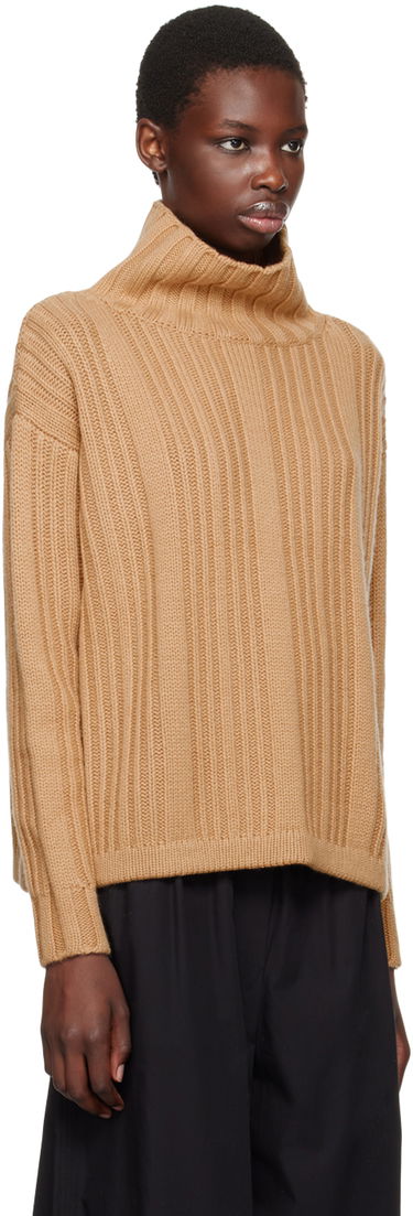 Sveter Max Mara Max Mara Vitalba Turtleneck Sweater Hnedá | 2421366012600 MM12037, 1