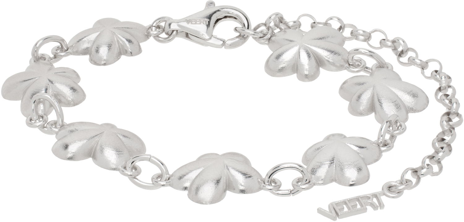 Náramok VEERT Flower Bracelet Biela | BR02RH-WG, 0