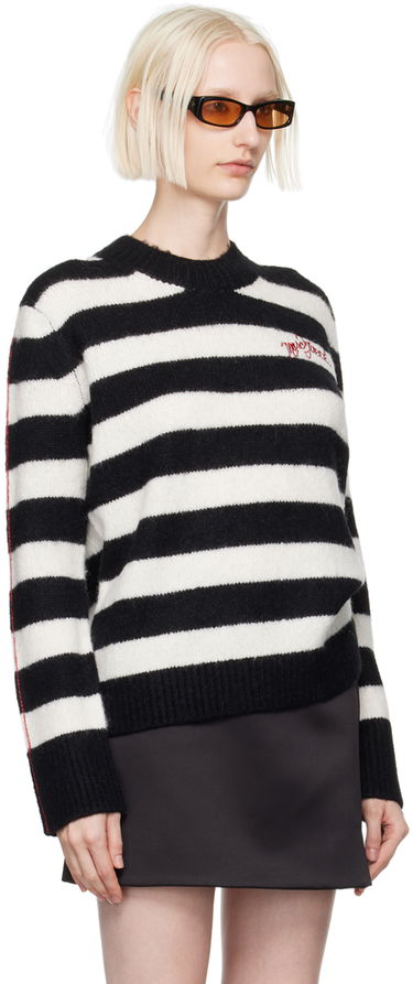Sveter Marc Jacobs Marc Jacobs Striped Brushed Logo Sweater Rôznofarebný | 2F4RTP061K07, 1