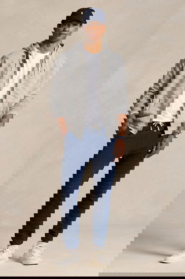 Mikina Polo by Ralph Lauren RL Fleece Smooth Full-Zip Hoodie Šedá | 710813297, 2