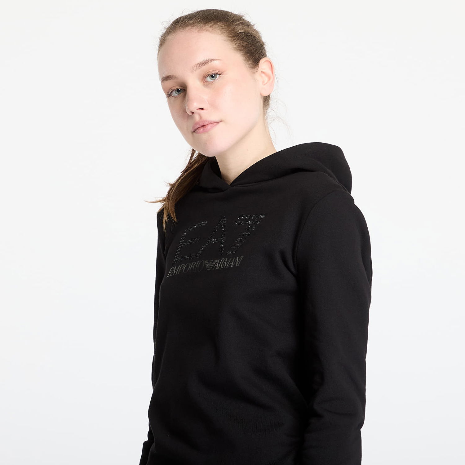 Mikina Emporio Armani EA7 Emporio Armani Train Logo Series Hoodie Čierna | 7W000095AF12473UC001, 1