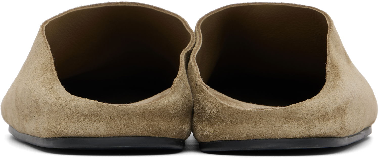 Tenisky a topánky The Row The Row Hudson Suede Slide Loafers Zelené | F1705-L302, 1