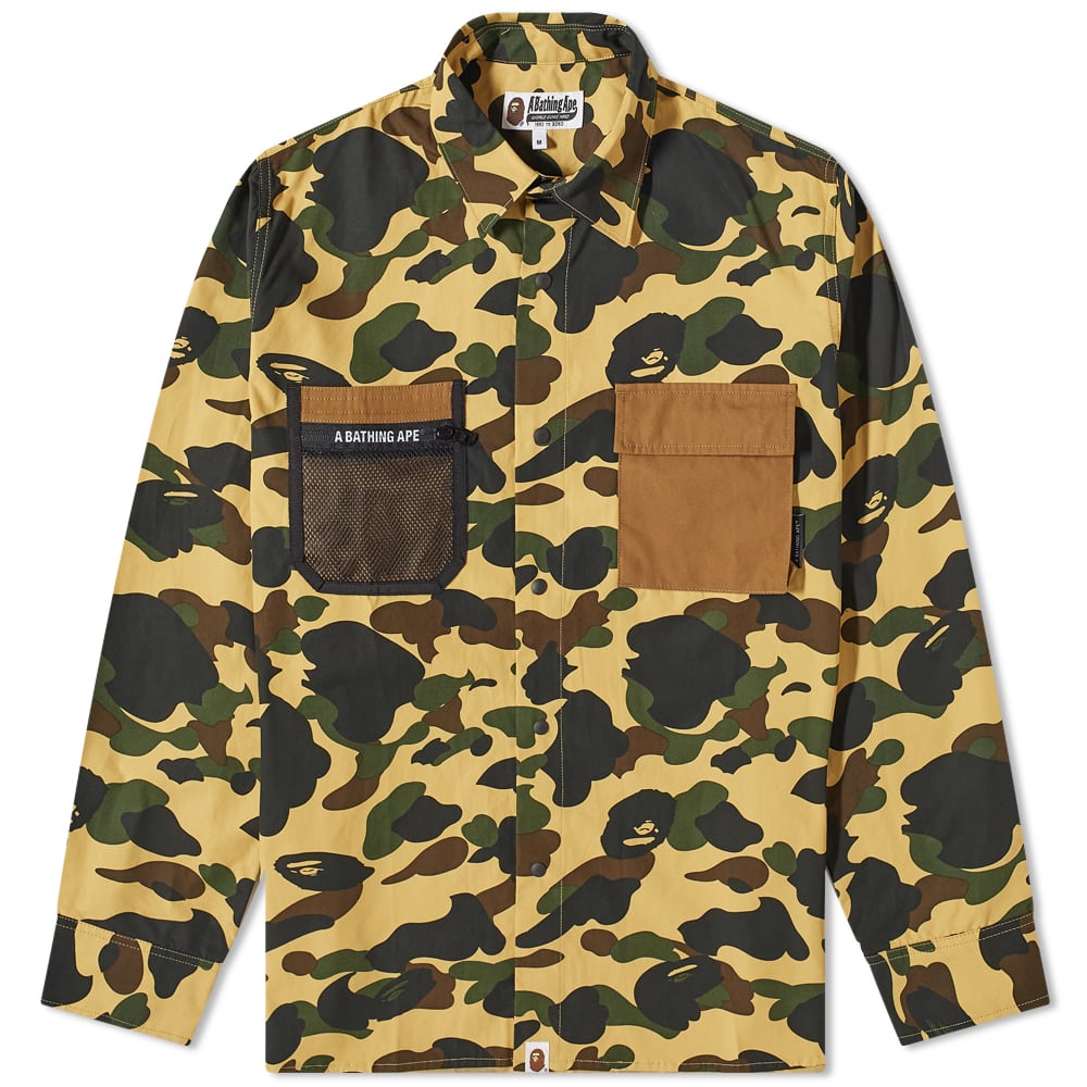 1st Camo Outdoor Detail Pocket Relaxed Fit Shi Yellow