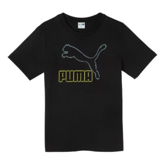 Tričko Puma Essentials Logo Graphic Tee Čierna | 628038-01