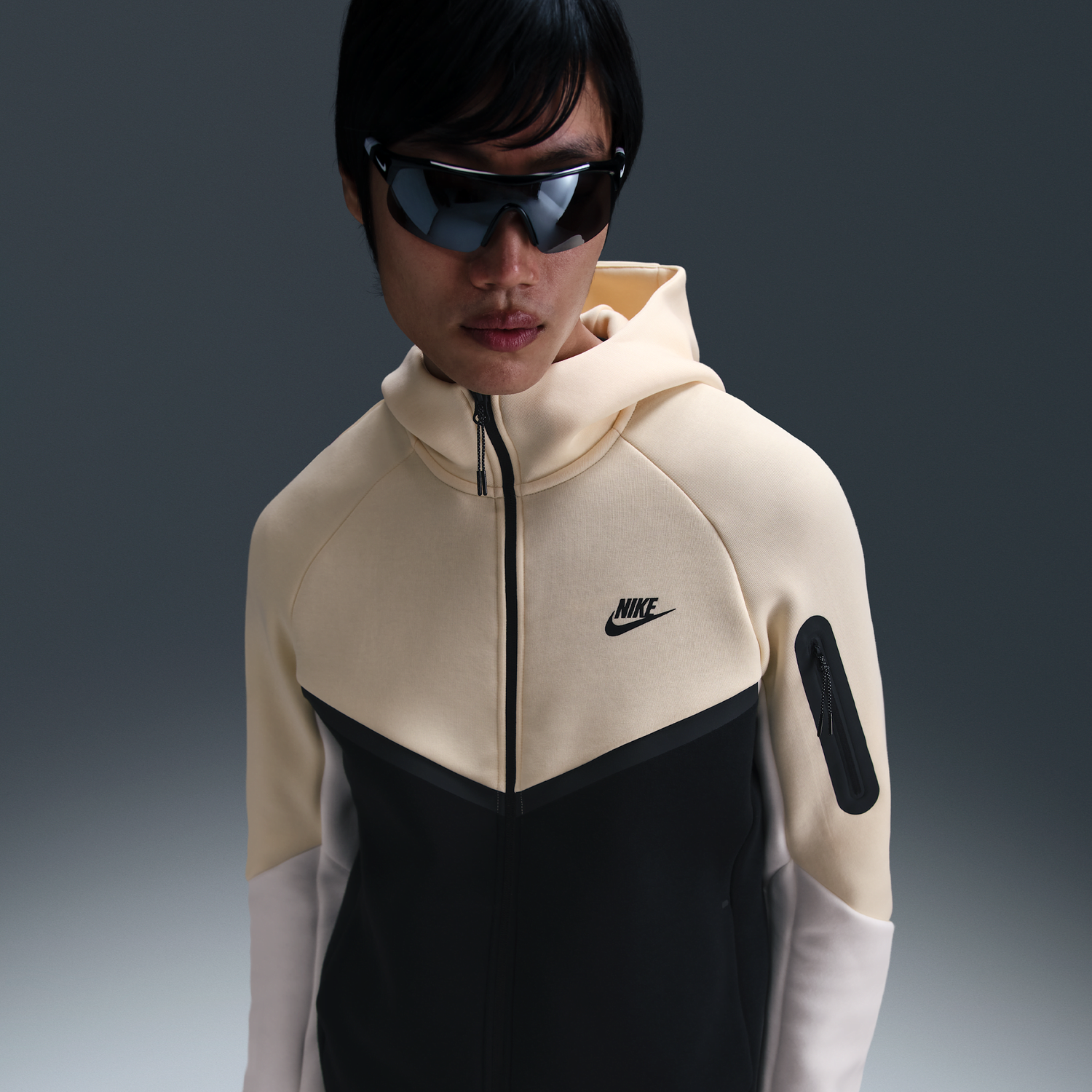 Mikina Nike Nike Tech Windrunner Full-Zip Hoodie Béžová | HV0949-114, 1