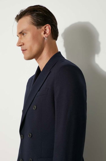 Bunda Paul Smith Paul Smith Double-Breasted Wool Blazer Navy | M1R.2320.N01746, 4