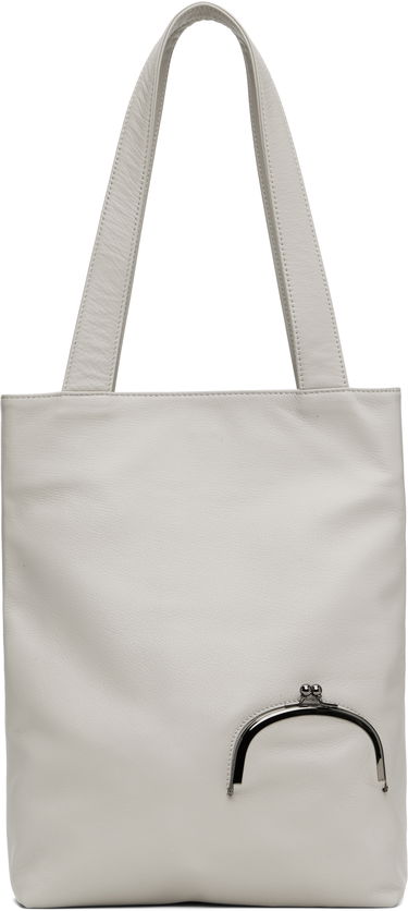 Tote bag Yohji Yamamoto YOHJI YAMAMOTO Clasp Tote Biela | DP-I83-717, 0