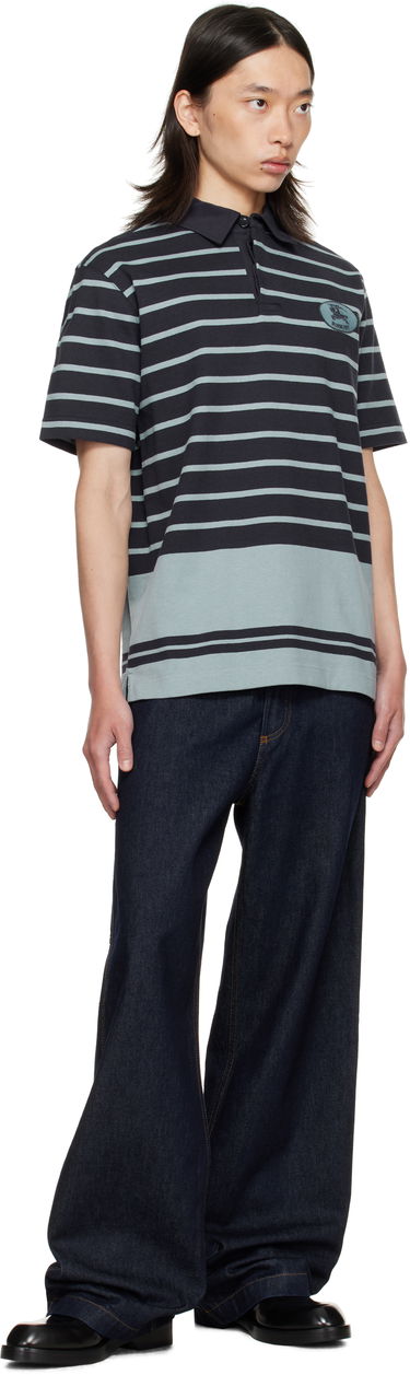 Polo tričko Burberry Burberry Index Stripe Polo Čierna | 8110595, 3