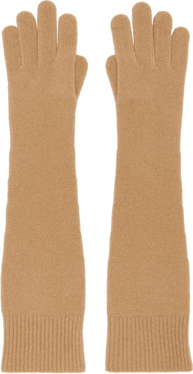 Rukavice TOTEME TOTEME Long Knit Gloves Hnedá | 244-WSG0009-YA0004, 0