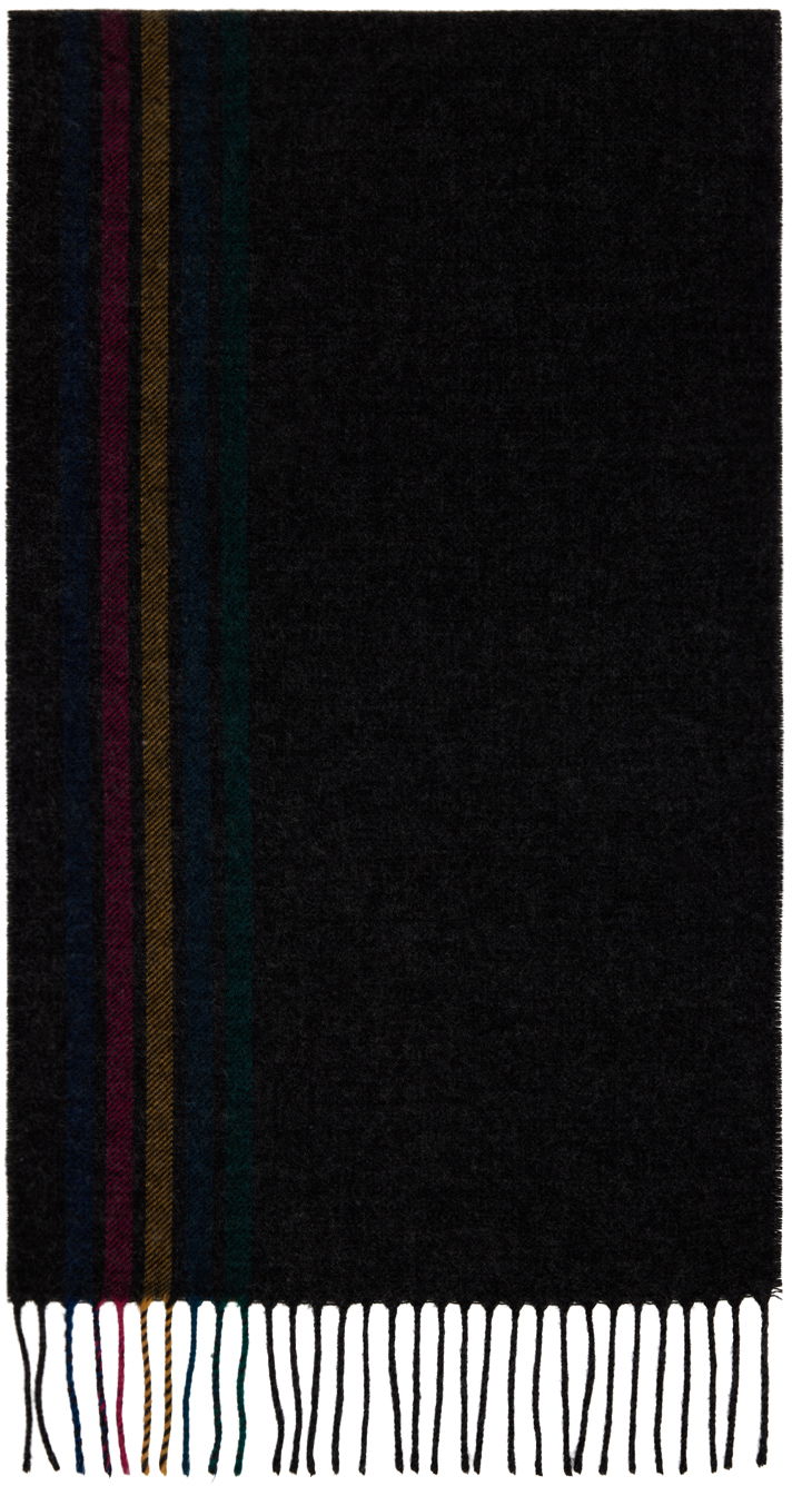 Šál Paul Smith PS Paul Smith Sports Stripe Scarf Čierna | M2A-150T-M747-70-0, 1