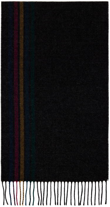 Šál Paul Smith PS Paul Smith Sports Stripe Scarf Čierna | M2A-150T-M747-70-0, 1
