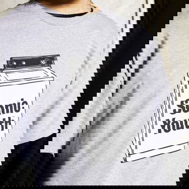 Tričko Pleasures Techpack Tee Heather Grey Šedá | P23SY020-GREY, 4
