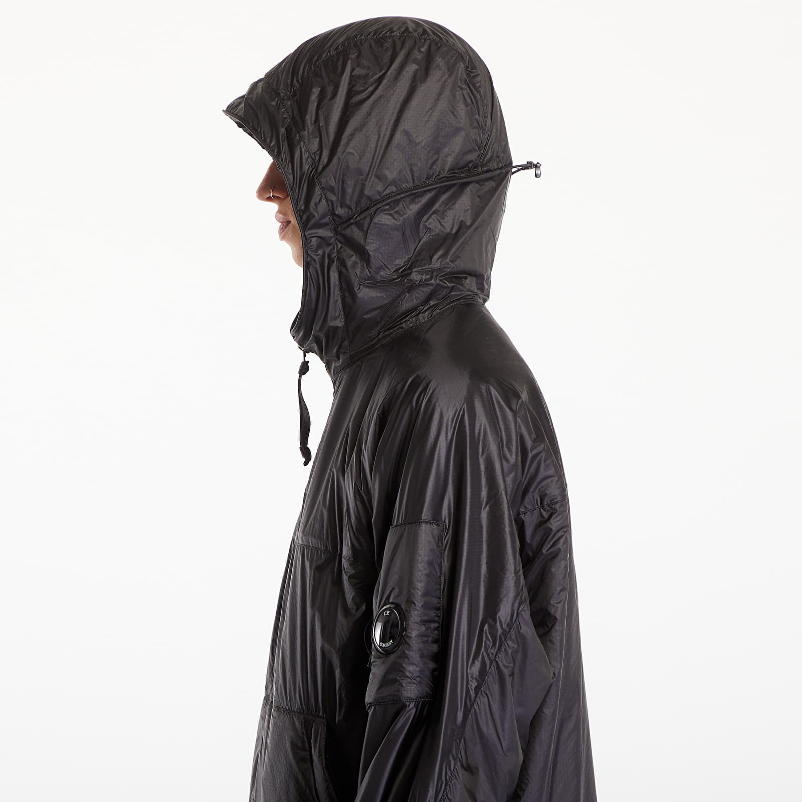 Nada Shell Hooded Jacket Black