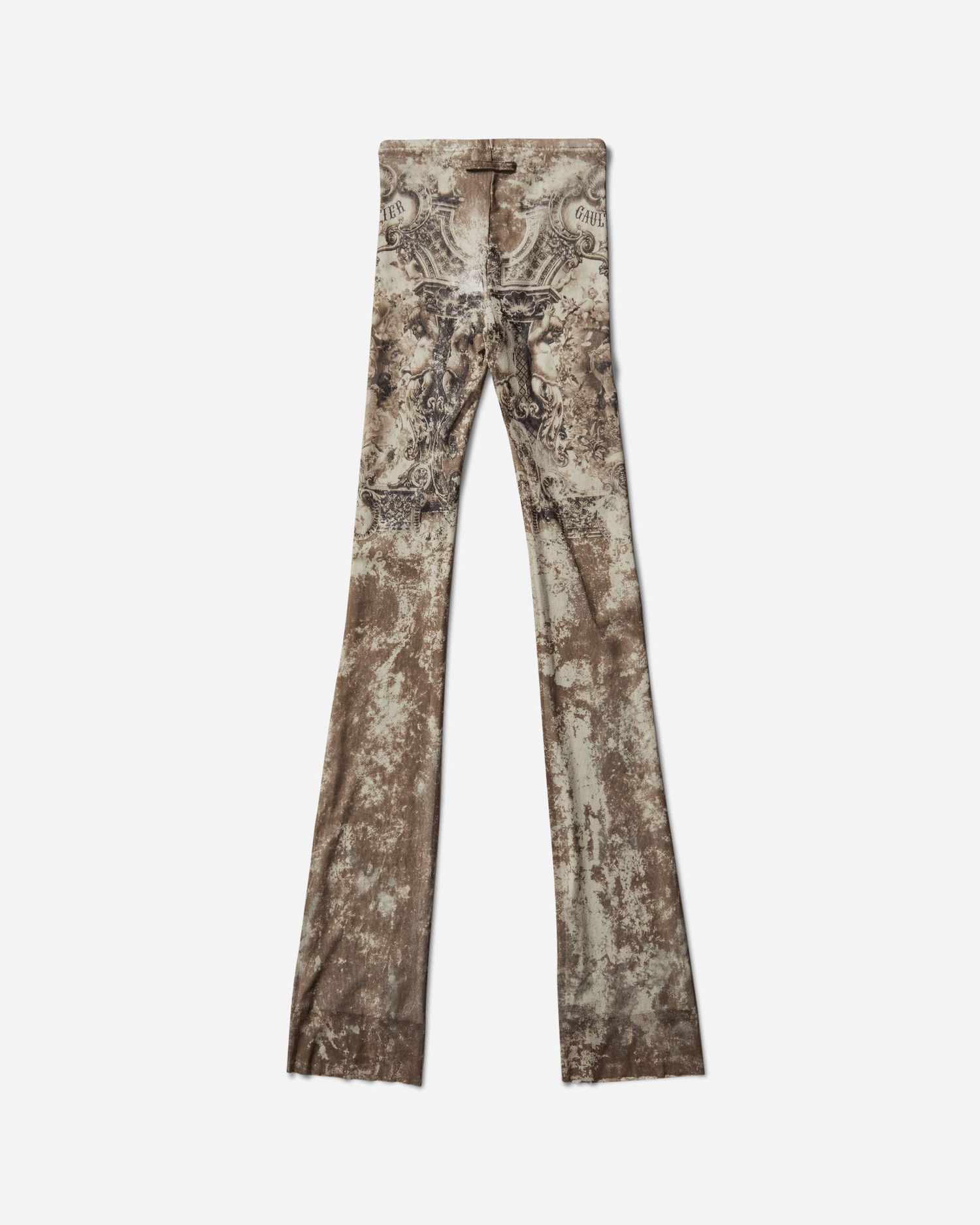 Nohavice Jean Paul Gaultier Medaillon Flare Pants Hnedá | 2503WTR016M006 P6965, 0