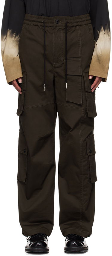 Cargo nohavice Feng Chen Wang Feng Chen Wang Cotton Cargo Pants Zelené | FMF18TR11, 0