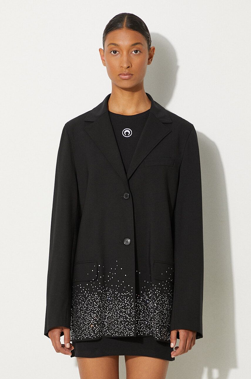 Bunda JW Anderson Crystal Hem Blazer Čierna | JK0308.PG1321.999, 0