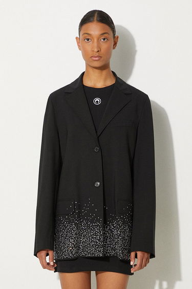 Bunda JW Anderson Crystal Hem Blazer Čierna | JK0308.PG1321.999, 0