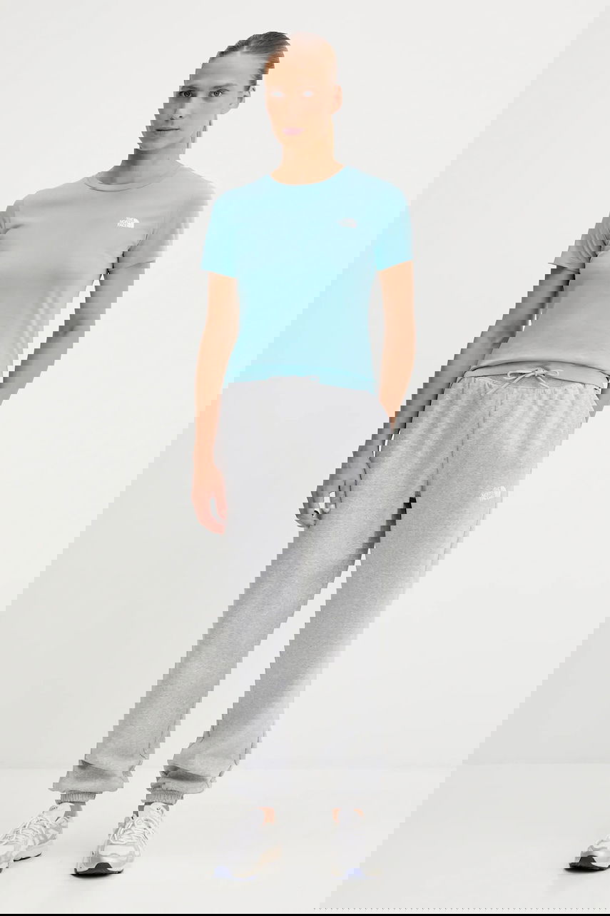 Tričko The North Face Simple Dome Slim T-Shirt Modrá | NF0A87NHBOA1, 1