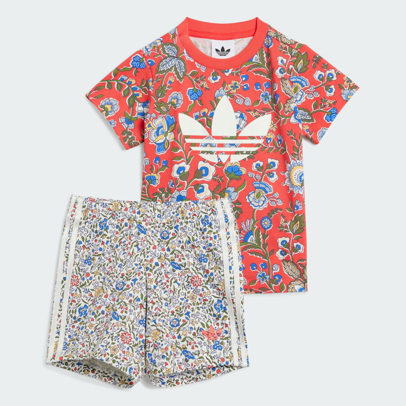 Súprava adidas Originals adidas Originals x Liberty London Shorts and Tee Set Rôznofarebný | JY3016