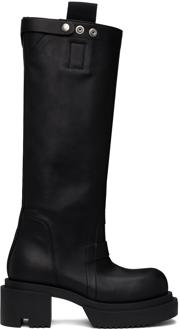 Oblečenie Rick Owens Rick Owens Porterville Knee Pull On Bogun Tall Boots Čierna | RU02D6834 LOO, 0