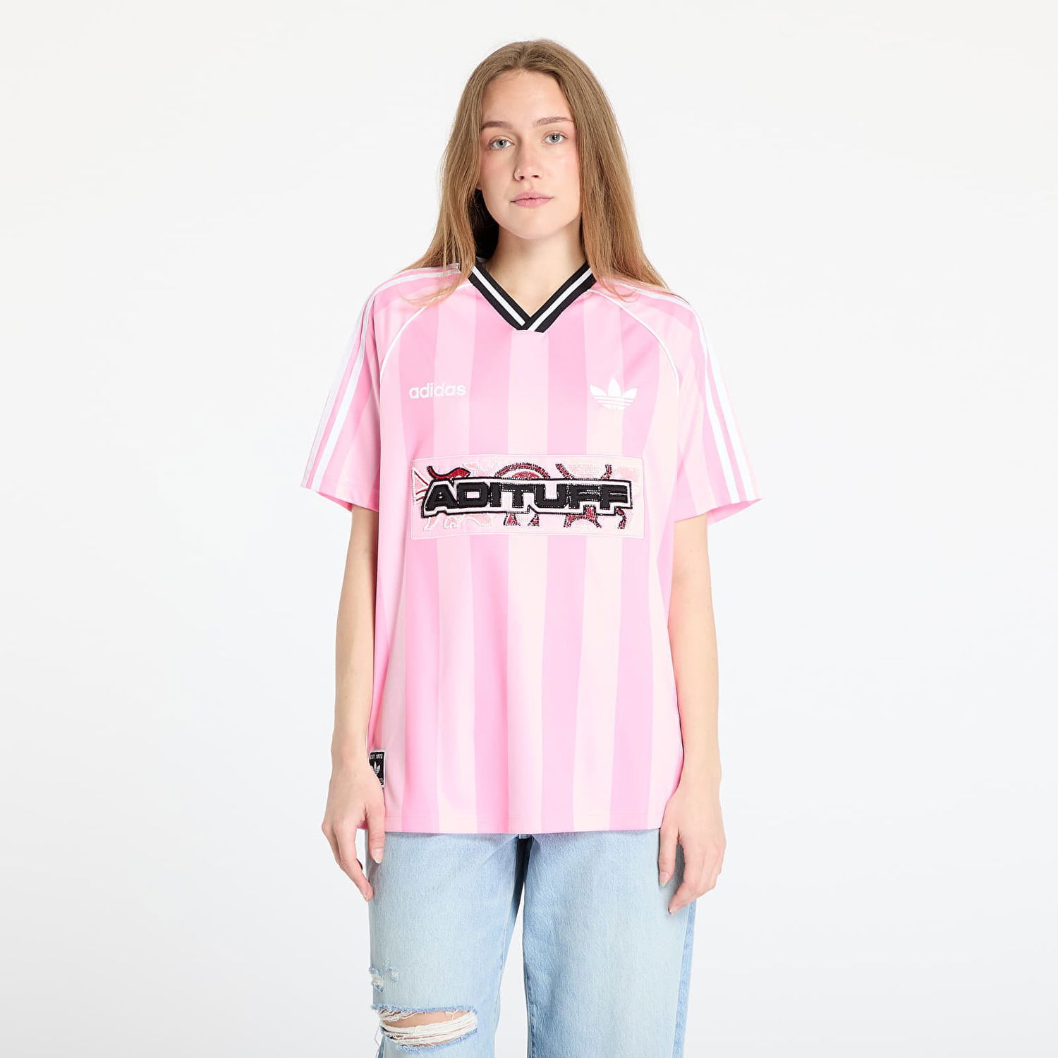 Dres adidas Originals adidas Originals Beads Jersey Ružová | KD2272, 0