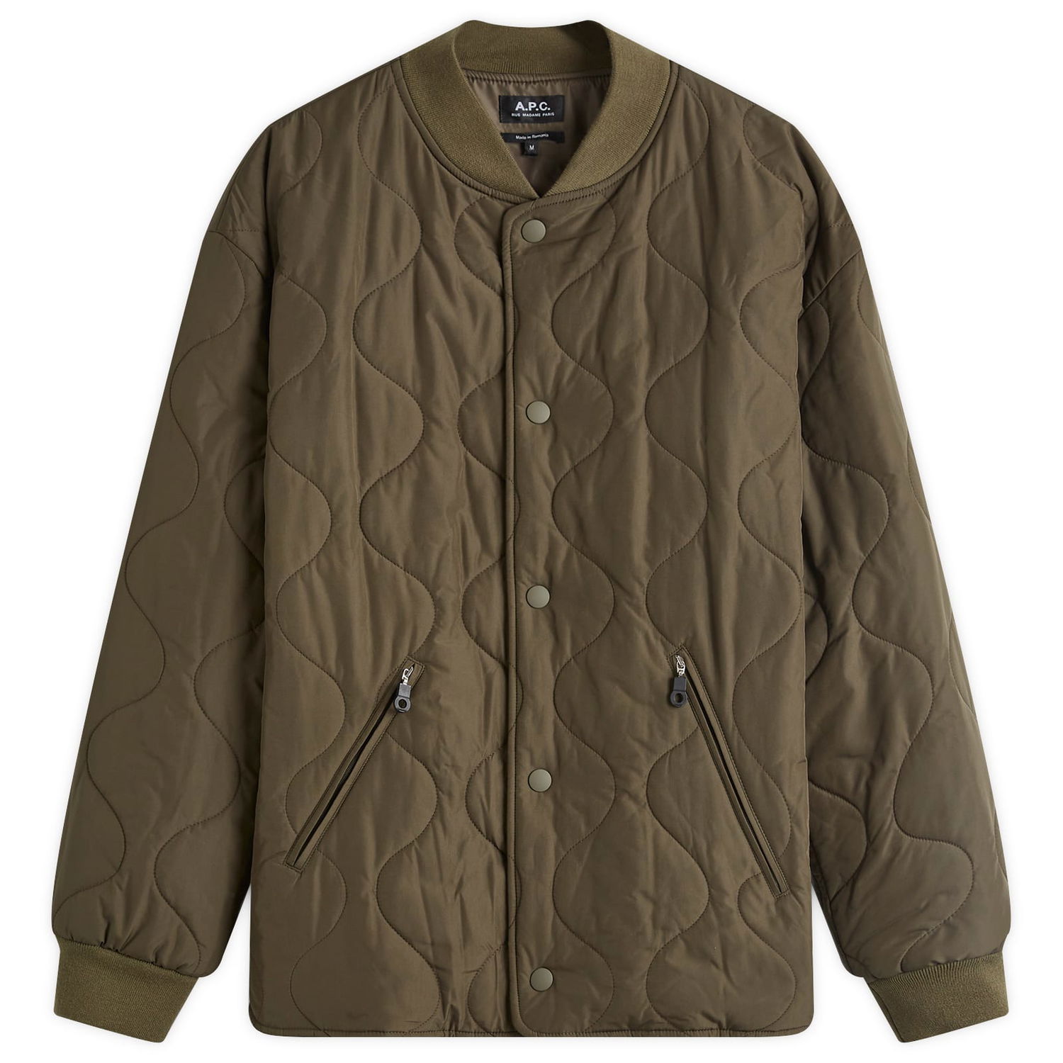 Bomber bunda A.P.C. Florent Quilted Bomber Jacket Hnedá | PSAJA-H02946-JAC, 0