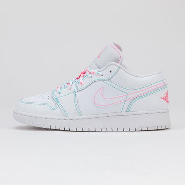 Tenisky a topánky Jordan Air Jordan 1 Low "Aurora Green" GS Biela | 554723-101, 0